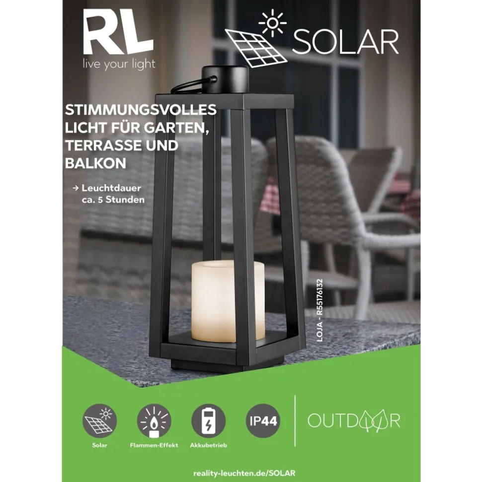 Lampe De Table Reality Loja Led Noir, 1 Lumiere
