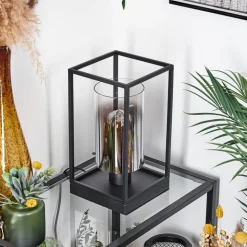 Lampe De Table Sarniguet Noir, 1 Lumiere
