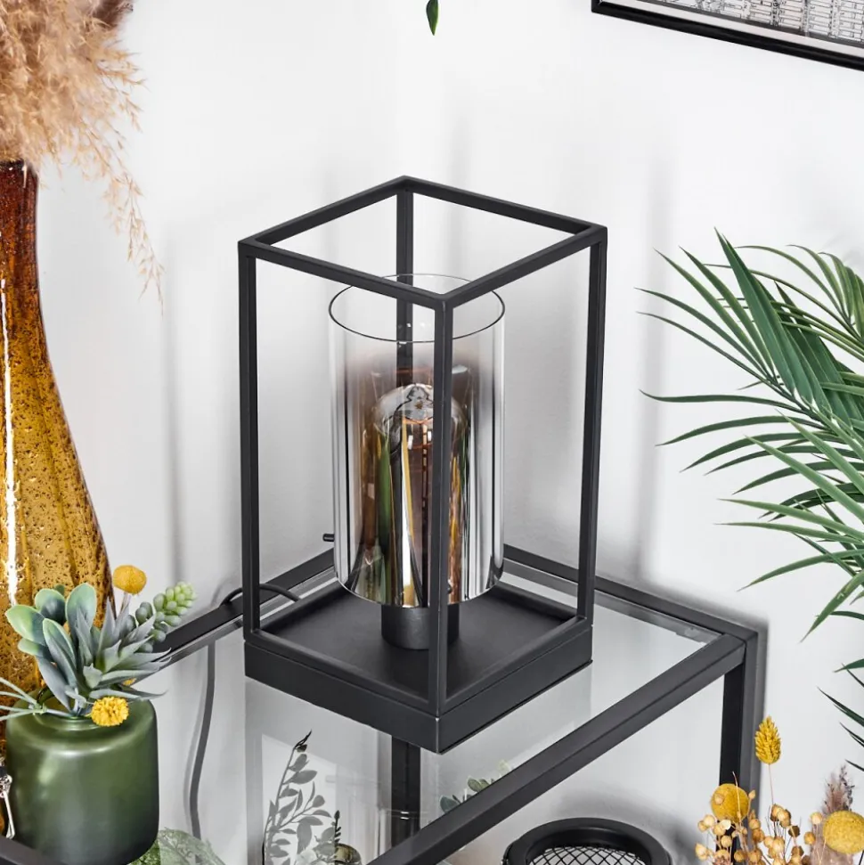 Lampe De Table Sarniguet Noir, 1 Lumiere