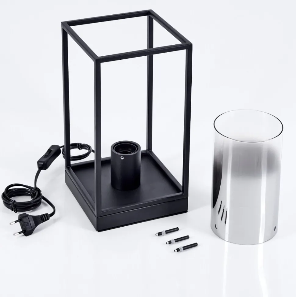 Lampe De Table Sarniguet Noir, 1 Lumiere
