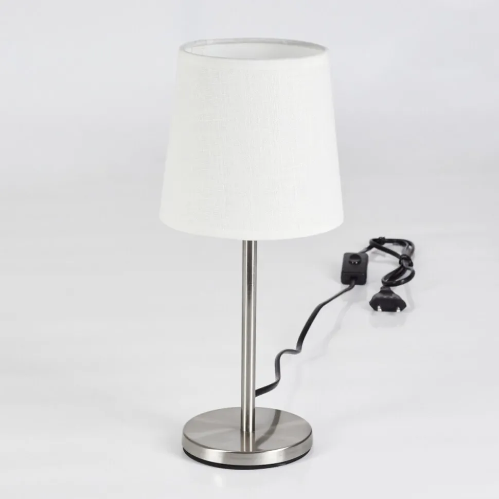 Lampe De Table Sikala Nickel Mat, 1 Lumiere