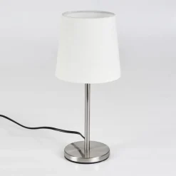 Lampe De Table Sikala Nickel Mat, 1 Lumiere