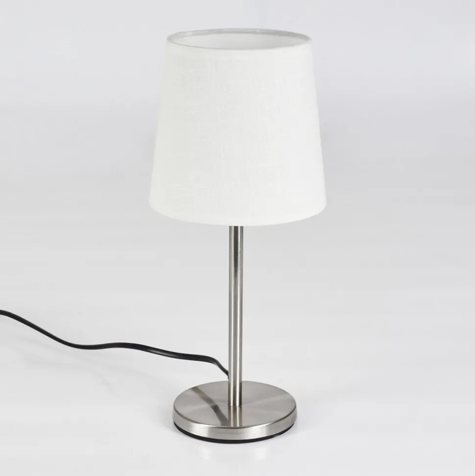 Lampe De Table Sikala Nickel Mat, 1 Lumiere