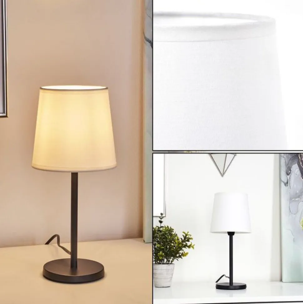 Lampe De Table Sikala Noir, 1 Lumiere