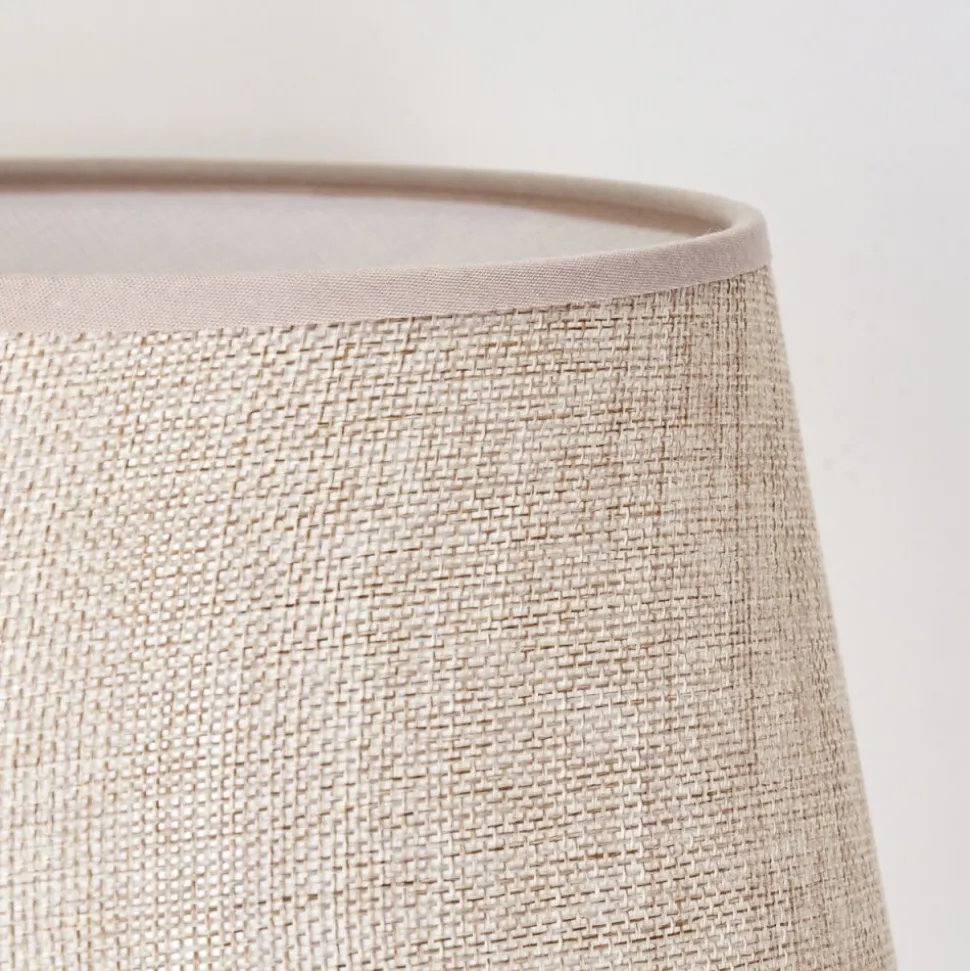 Lampe De Table Stampa Brun, Couleur Bois, 1 Lumiere