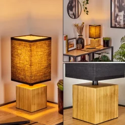 Lampe De Table Talco Ecru, 1 Lumiere
