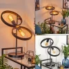 Lampe De Table Theareabarivat Anthracite, 2 Lumieres