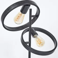 Lampe De Table Theareabarivat Anthracite, 2 Lumieres