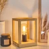 Lampe De Table Torreglia Brun, Noir, 1 Lumiere
