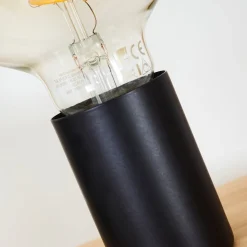 Lampe De Table Torreglia Brun, Noir, 1 Lumiere