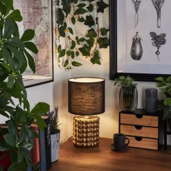 Lampe De Table Varam Or, 1 Lumiere