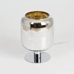 Lampe De Table Verasara Chrome, 1 Lumiere