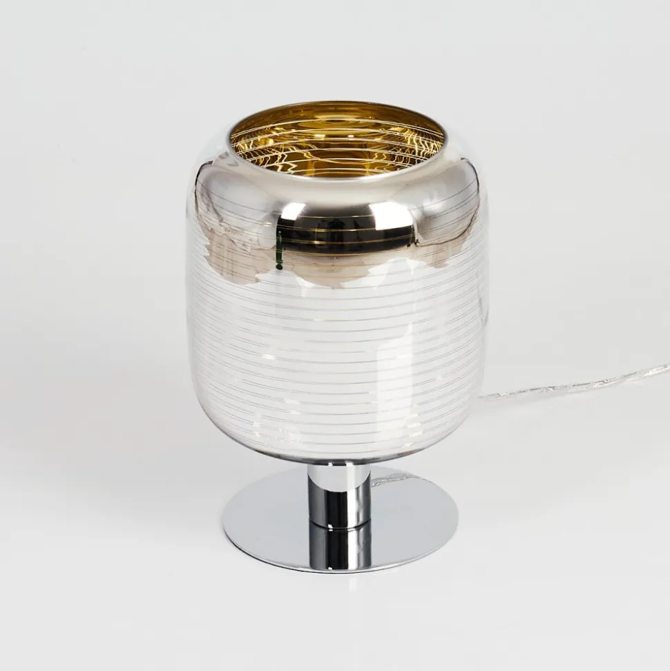 Lampe De Table Verasara Chrome, 1 Lumiere