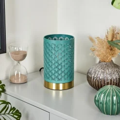 Lampe De Table Wamic Or, 1 Lumiere