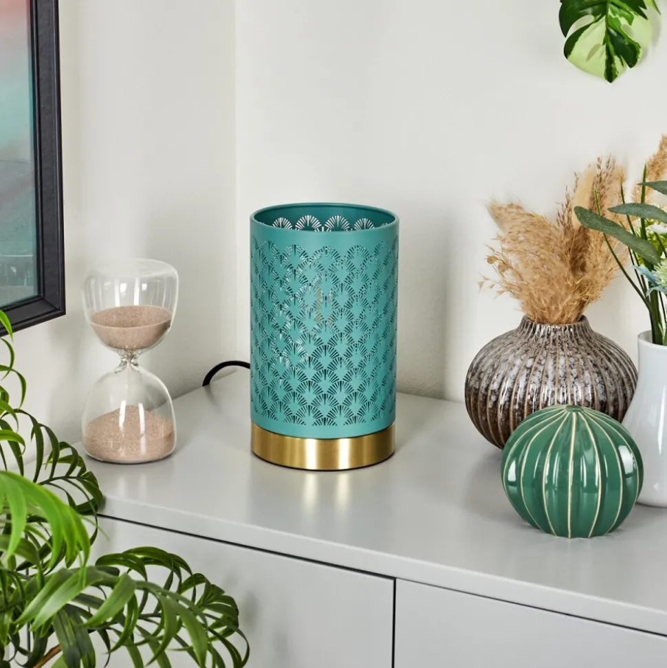 Lampe De Table Wamic Or, 1 Lumiere