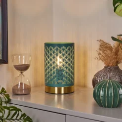 Lampe De Table Wamic Or, 1 Lumiere