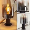 Lampe De Table Wichita Noir, 1 Lumiere