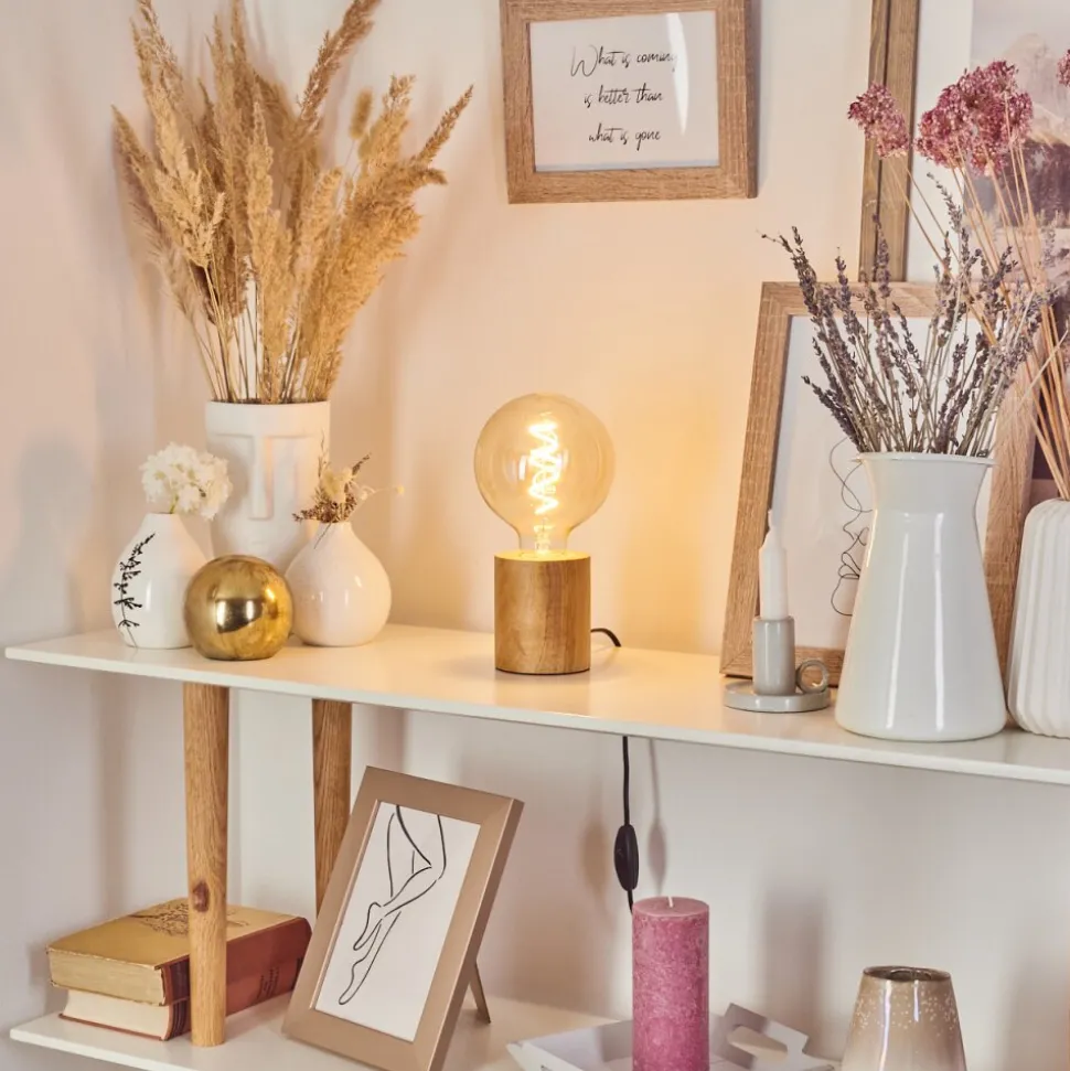 Lampe De Table Yuto Ecru, 1 Lumiere
