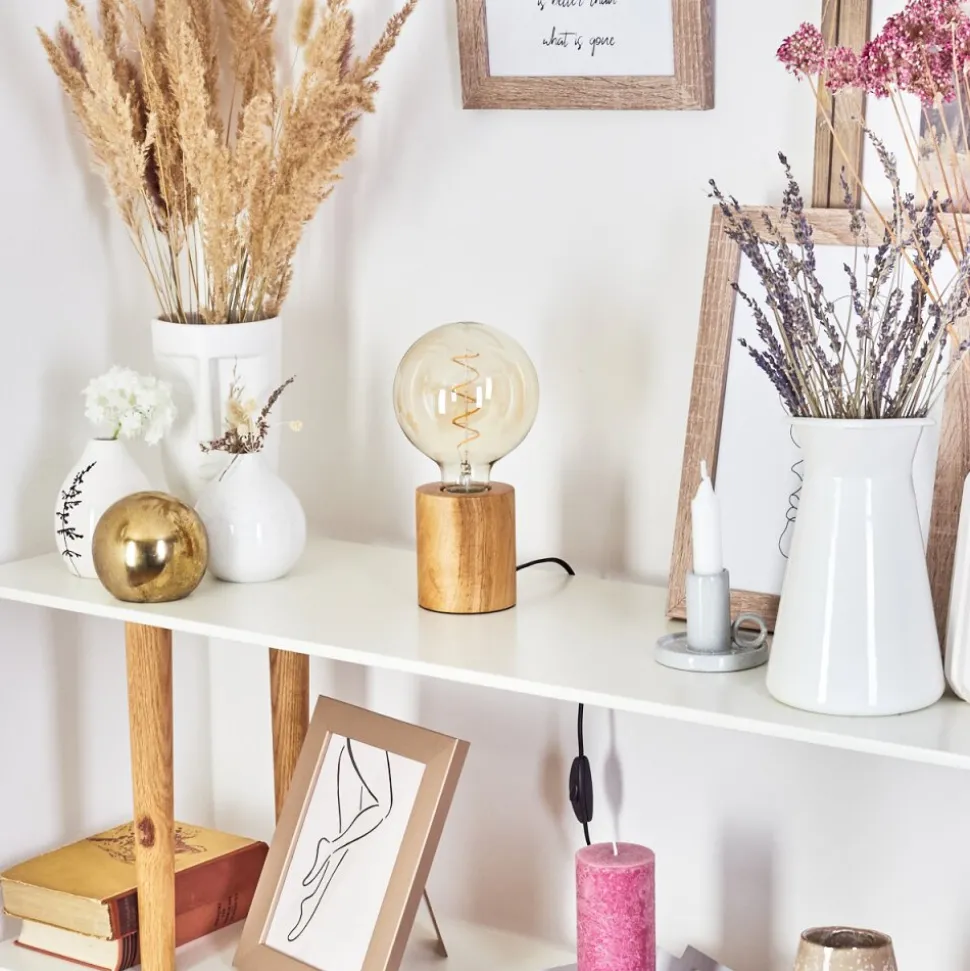 Lampe De Table Yuto Ecru, 1 Lumiere