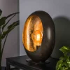 Lampe De Tableavenue Nickel Mat, Noir, 1 Lumiere