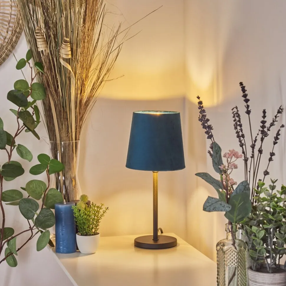 Lampe De Tablefrandina Bleu, Or, 1 Lumiere