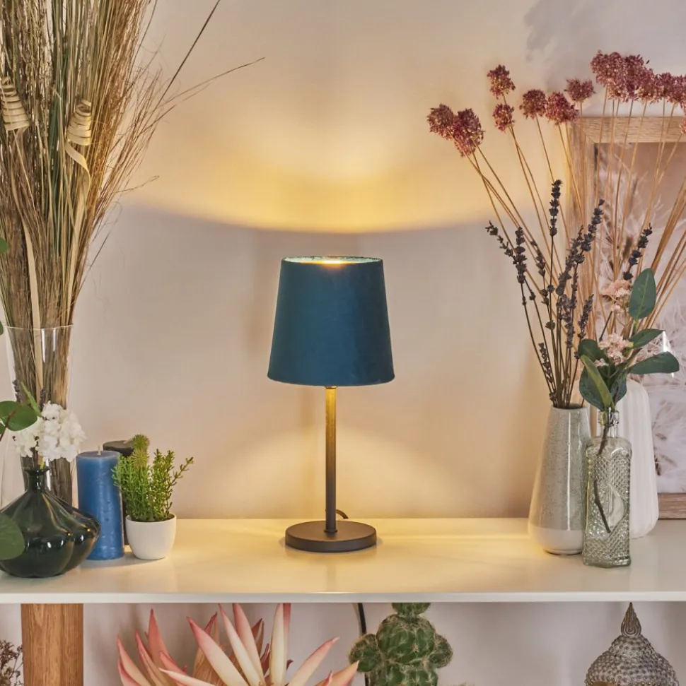 Lampe De Tablefrandina Bleu, Or, 1 Lumiere