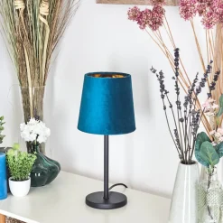 Lampe De Tablefrandina Bleu, Or, 1 Lumiere