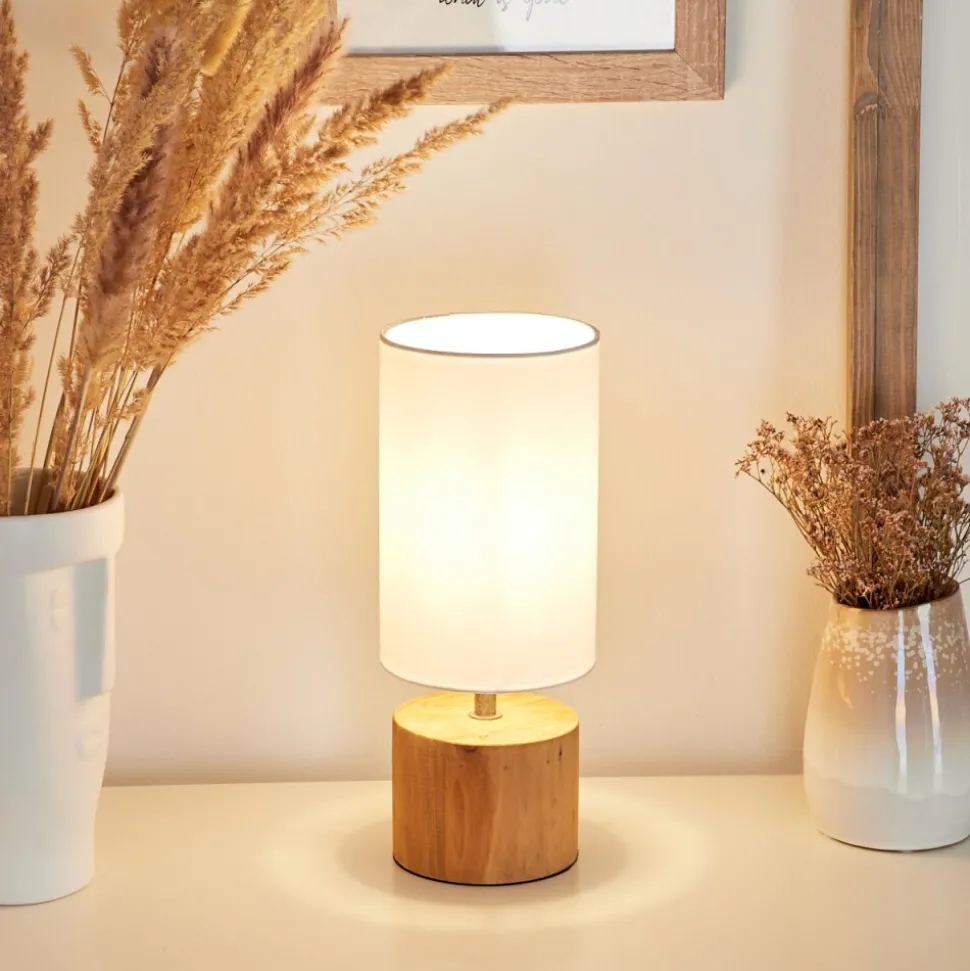 Lampe De Tablegeneva Ecru, 1 Lumiere