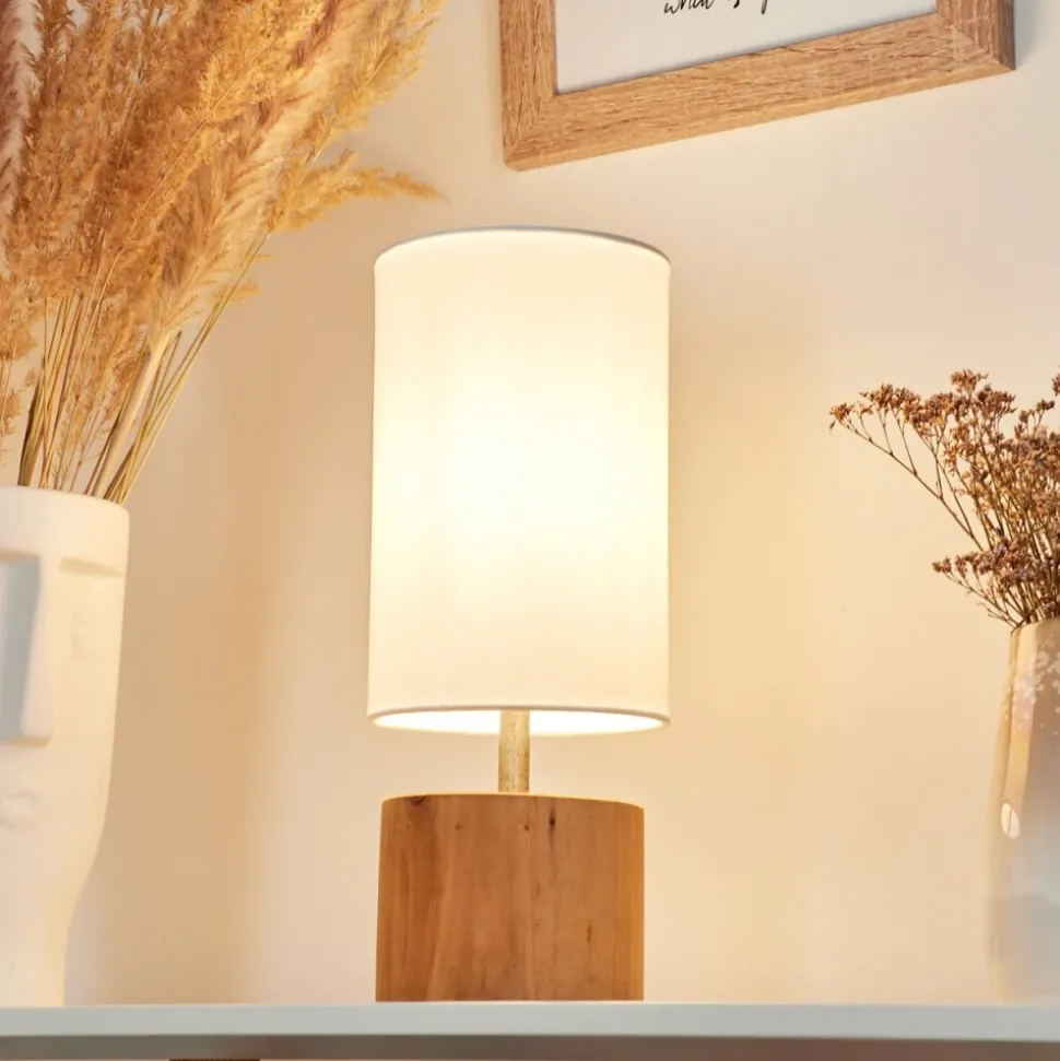 Lampe De Tablegeneva Ecru, 1 Lumiere
