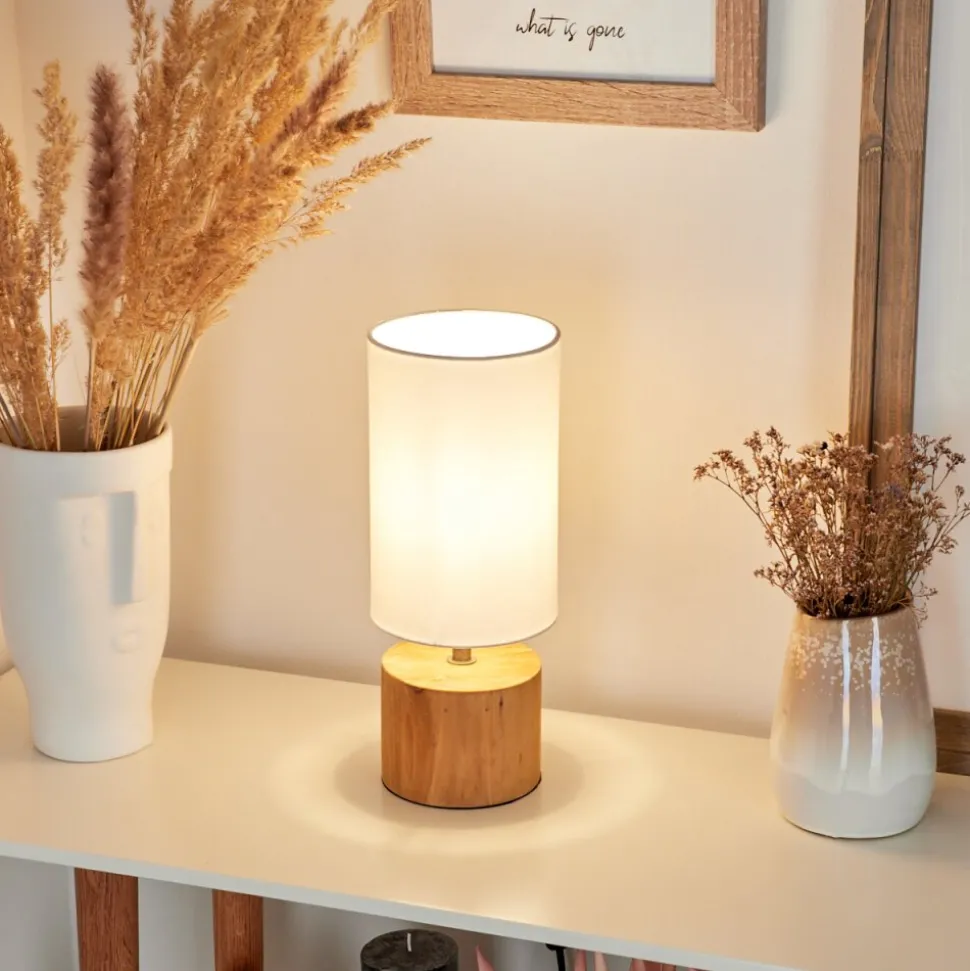 Lampe De Tablegeneva Ecru, 1 Lumiere