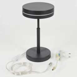 Lampe De Tablehuallilemu Led Noir, 1 Lumiere