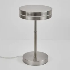 Lampe De Tablehuallilemu Led Nickel Mat, 1 Lumiere