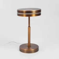 Lampe De Tablehuallilemu Led Vieux Laiton, 1 Lumiere