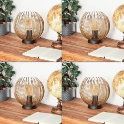 Lampe De Tablekeryvaland Or, Noir, 1 Lumiere
