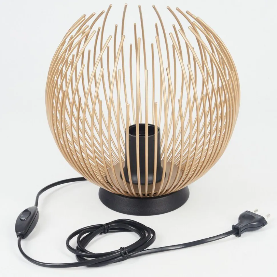 Lampe De Tablekeryvaland Or, Noir, 1 Lumiere