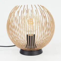 Lampe De Tablekeryvaland Or, Noir, 1 Lumiere