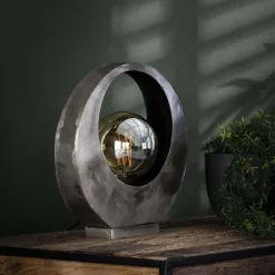 Lampe De Tablemagredis Argente, 1 Lumiere