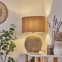 Lampe De Tablemanariz Brun, 1 Lumiere