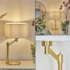 Lampe De Tablemanhenha Laiton, 1 Lumiere