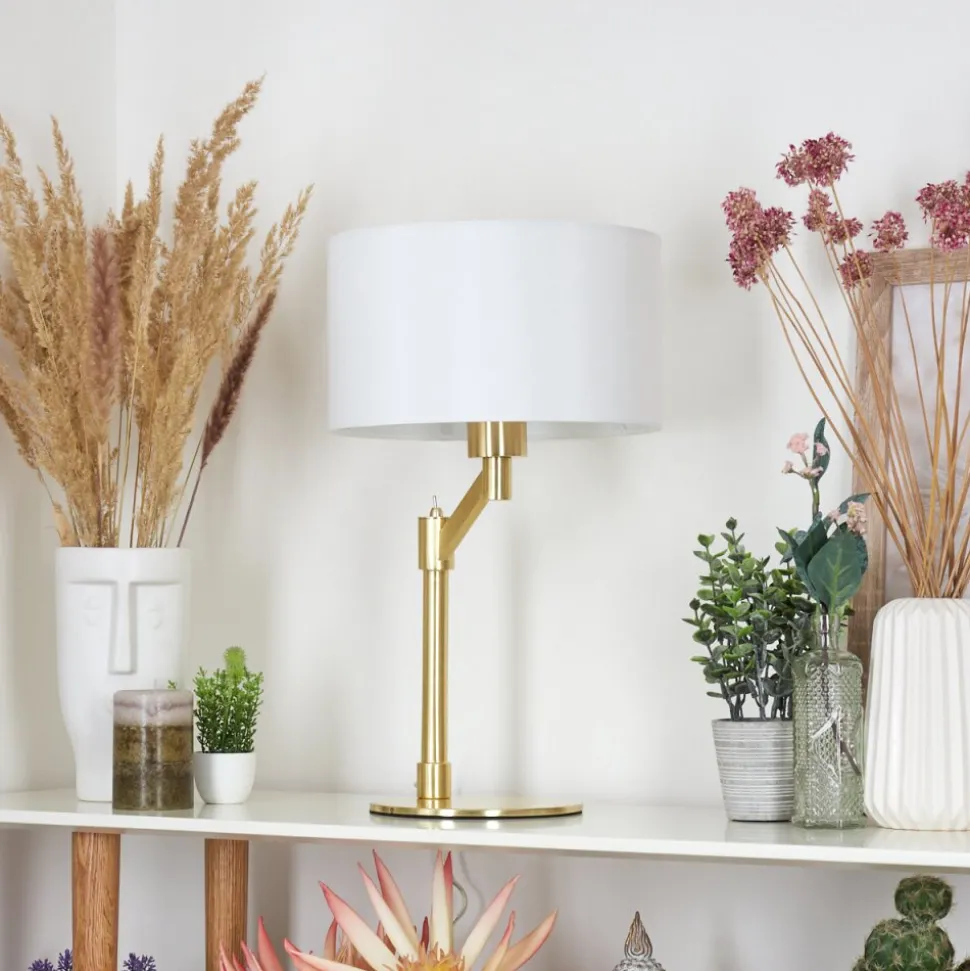 Lampe De Tablemanhenha Laiton, 1 Lumiere