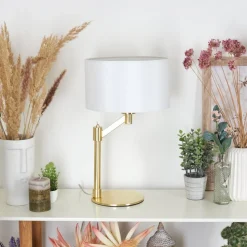 Lampe De Tablemanhenha Laiton, 1 Lumiere