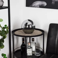 Lampe De Tablerecoutas Noir, 1 Lumiere