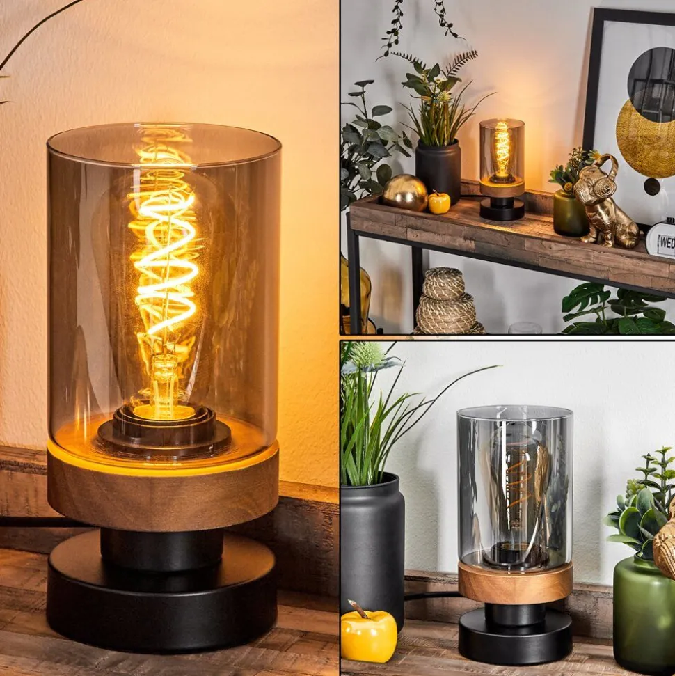 Lampe De Tableroxa Ecru, Noir, 1 Lumiere