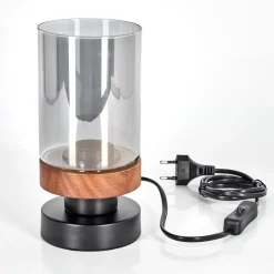 Lampe De Tableroxa Ecru, Noir, 1 Lumiere