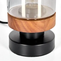 Lampe De Tableroxa Ecru, Noir, 1 Lumiere