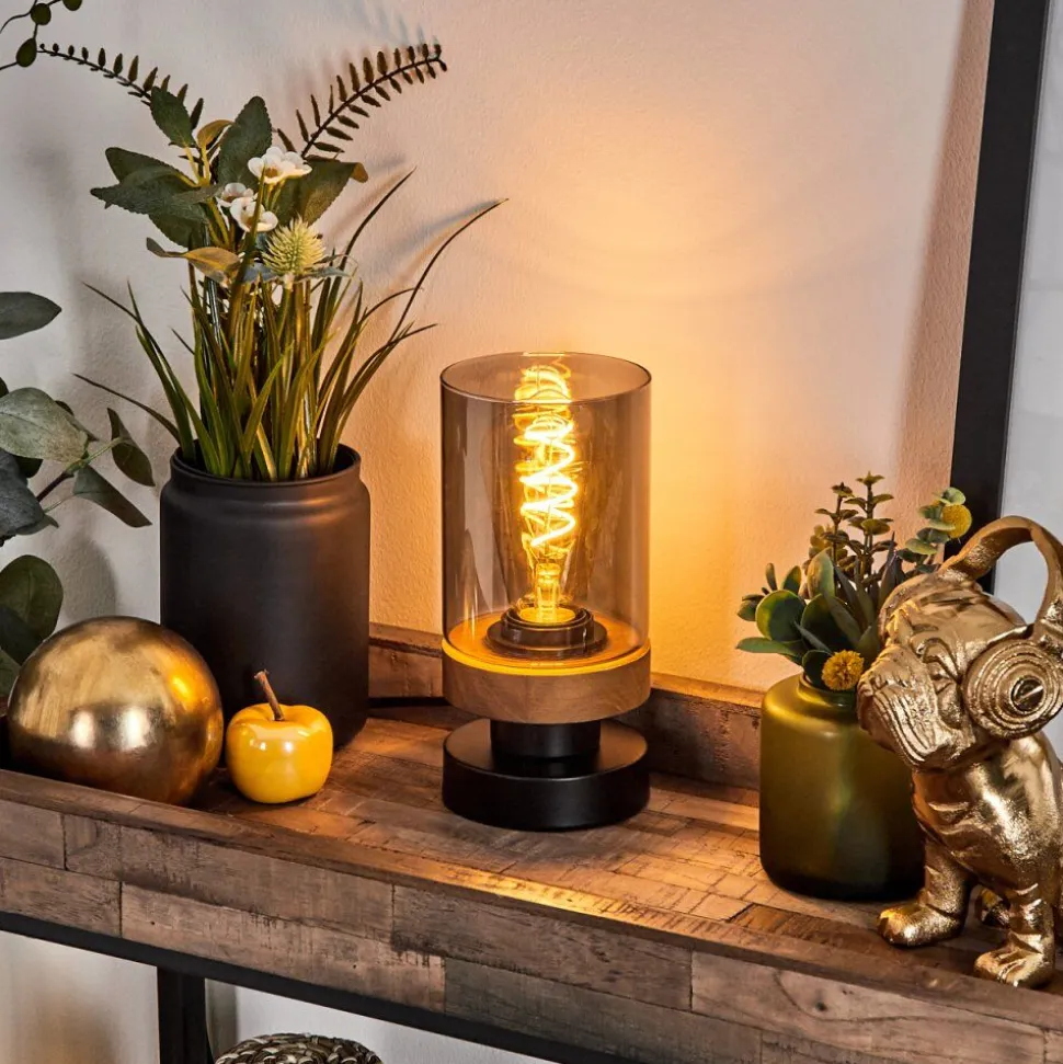 Lampe De Tableroxa Ecru, Noir, 1 Lumiere