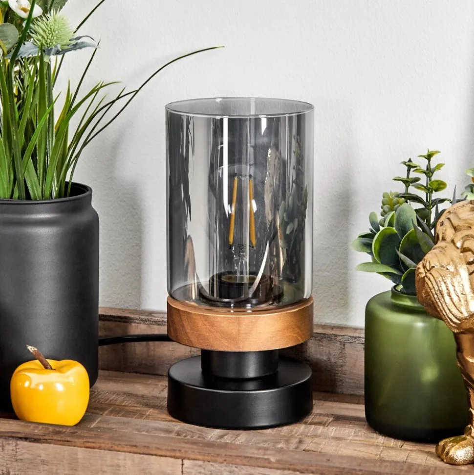 Lampe De Tableroxa Ecru, Noir, 1 Lumiere