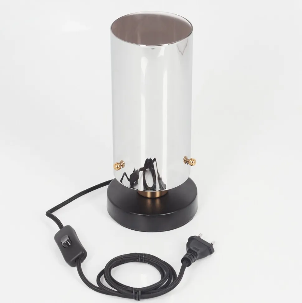 Lampe De Tablevaurois Laiton, Noir, 1 Lumiere