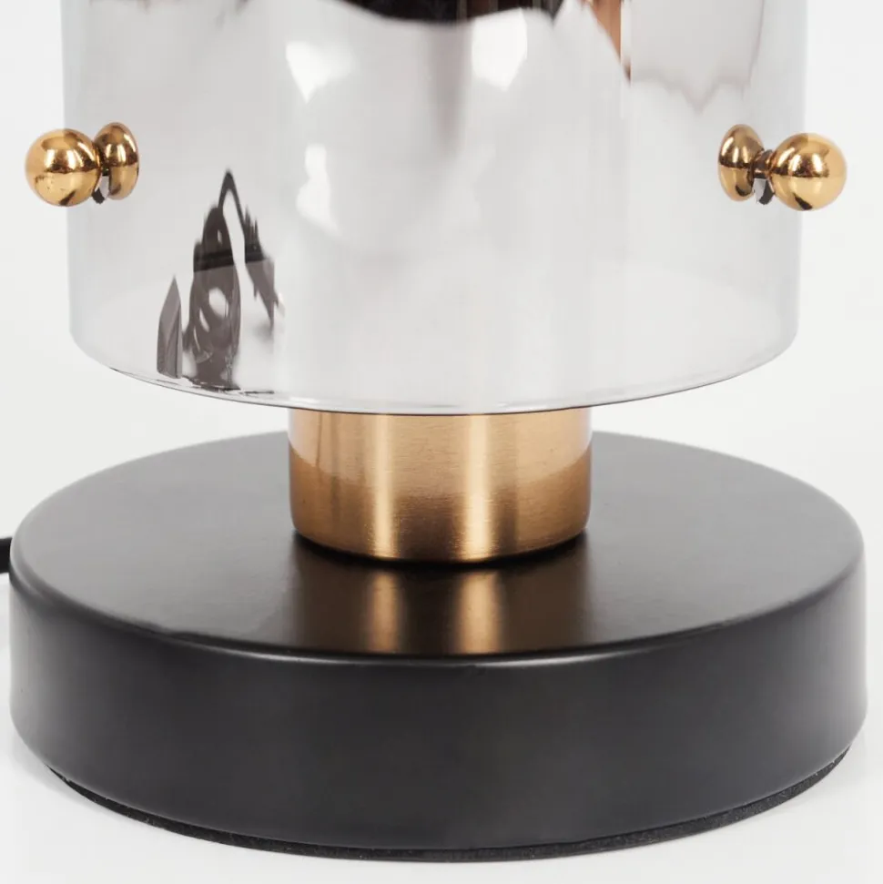 Lampe De Tablevaurois Laiton, Noir, 1 Lumiere