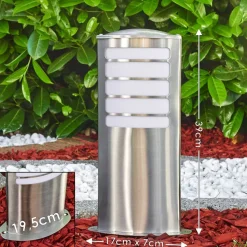 Lampe D'Exterieur Alslev Acier Inoxydable, 1 Lumiere